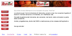 home page sito www.ristotav.it